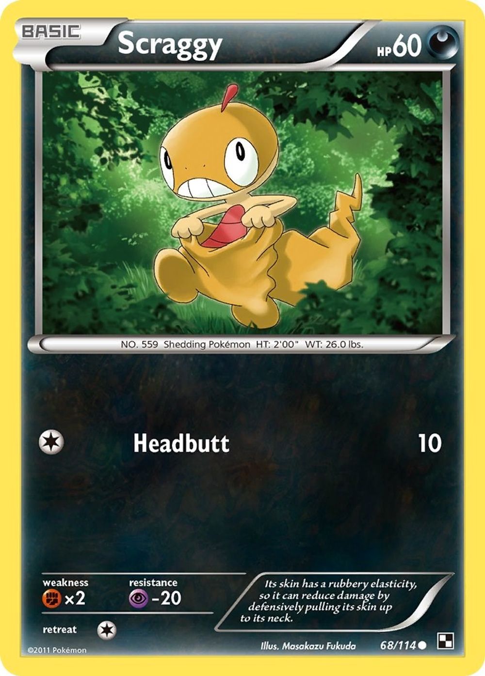 Scraggy — Black and White