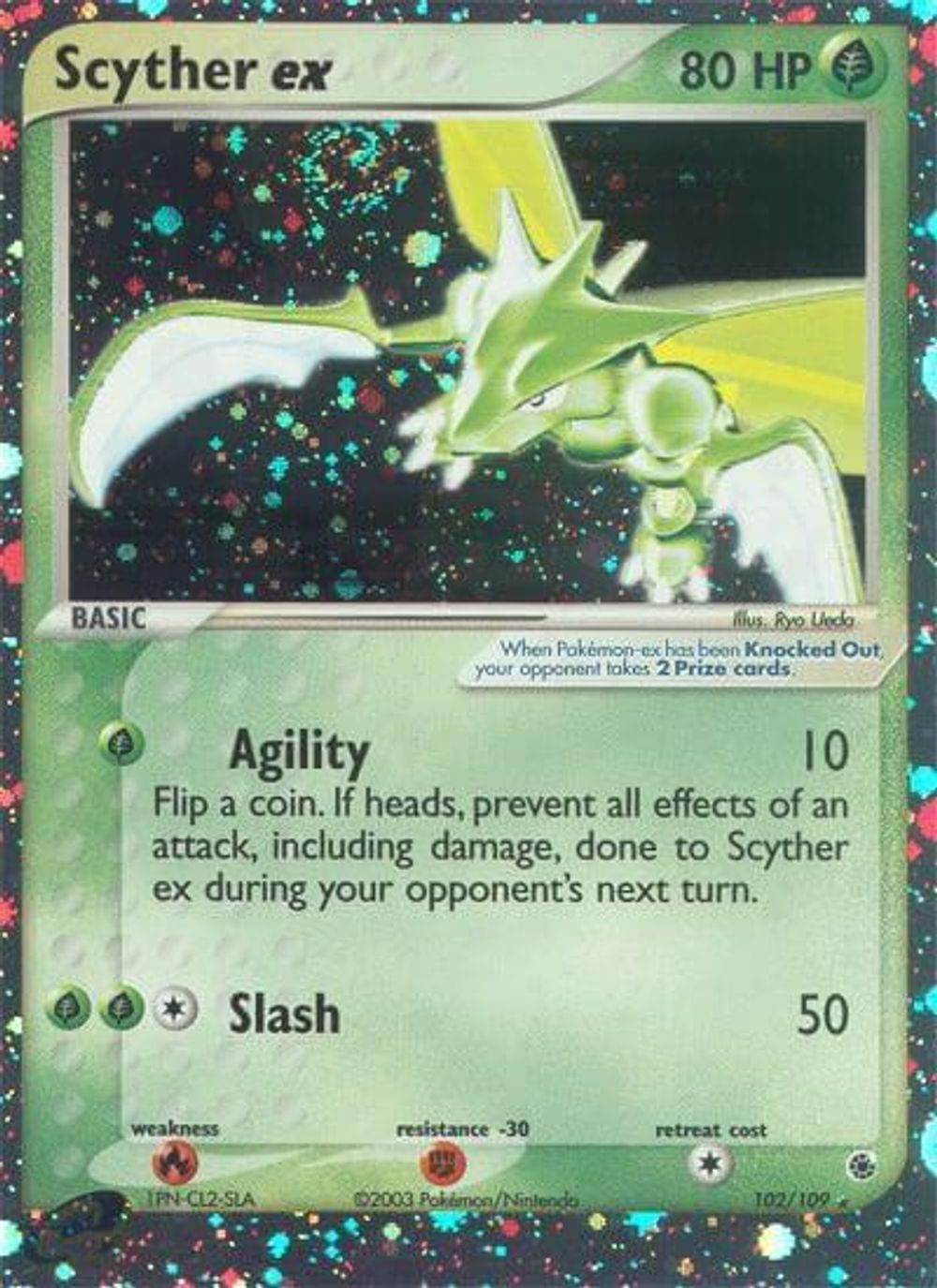 Scyther ex — Ruby and Sapphire