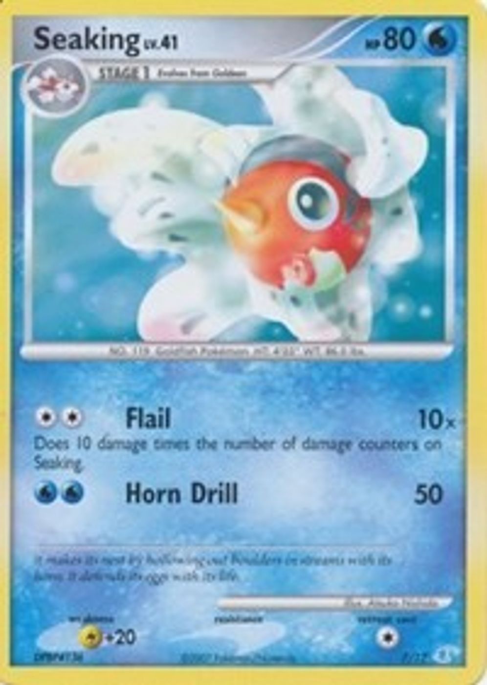 Seaking — DP Trainer Kit: Manaphy & Lucario