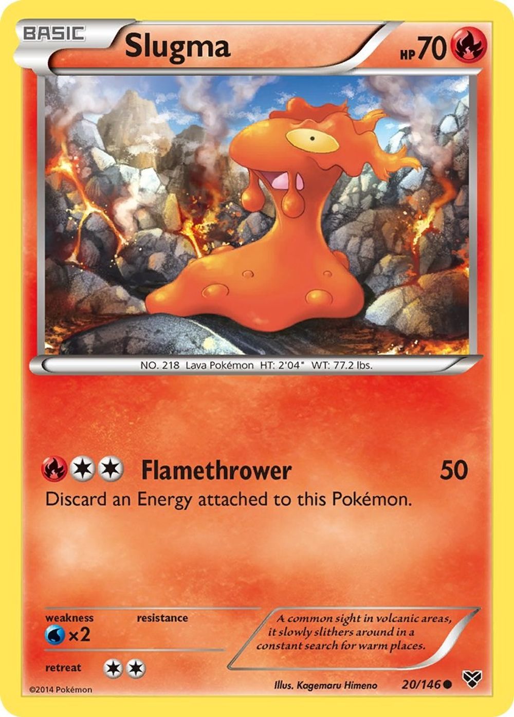 Slugma — XY Base Set