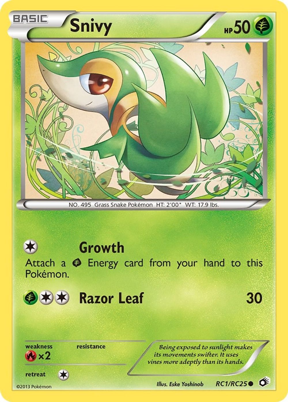 Snivy — Legendary Treasures: Radiant Collection