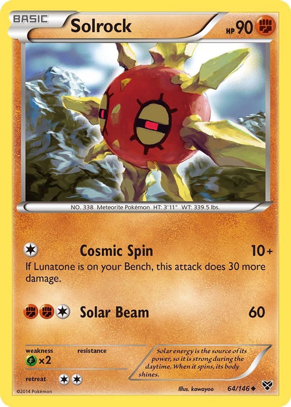 Solrock — XY Base Set