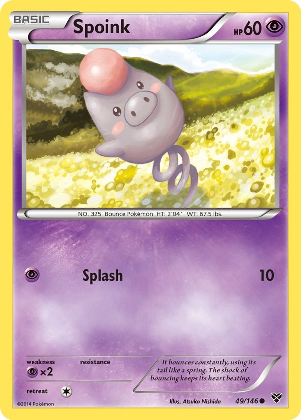 Spoink — XY Base Set