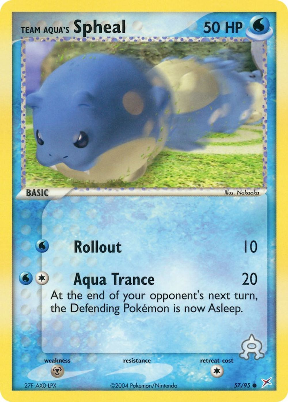 Team Aqua's Spheal - 57/95 — Team Magma vs Team Aqua