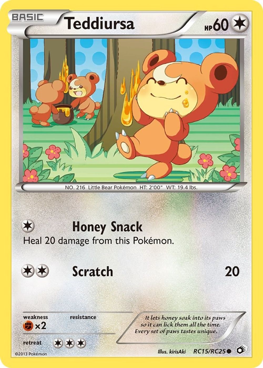 Teddiursa — Legendary Treasures: Radiant Collection