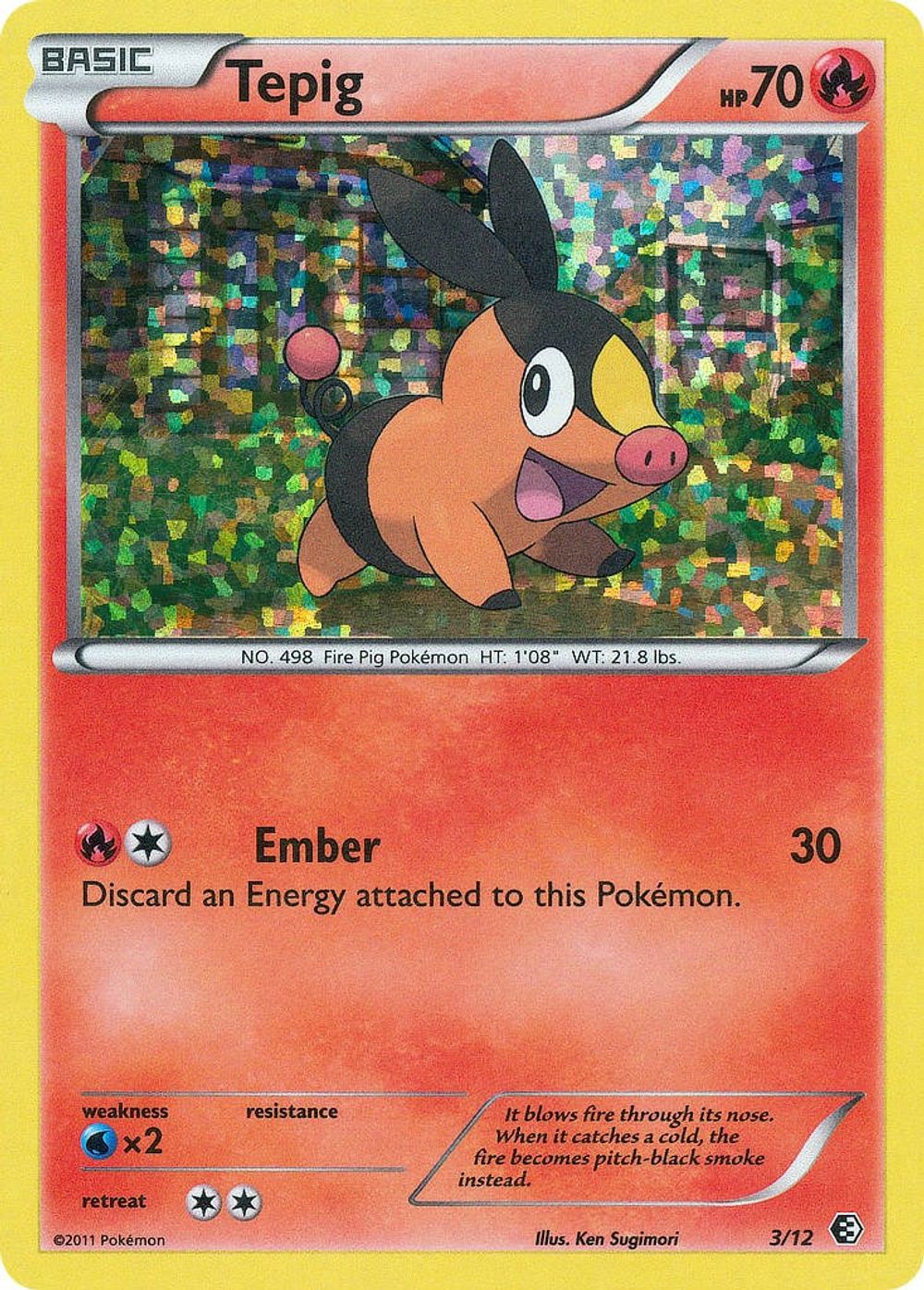 Tepig - 3/12 — McDonald's Promos 2011