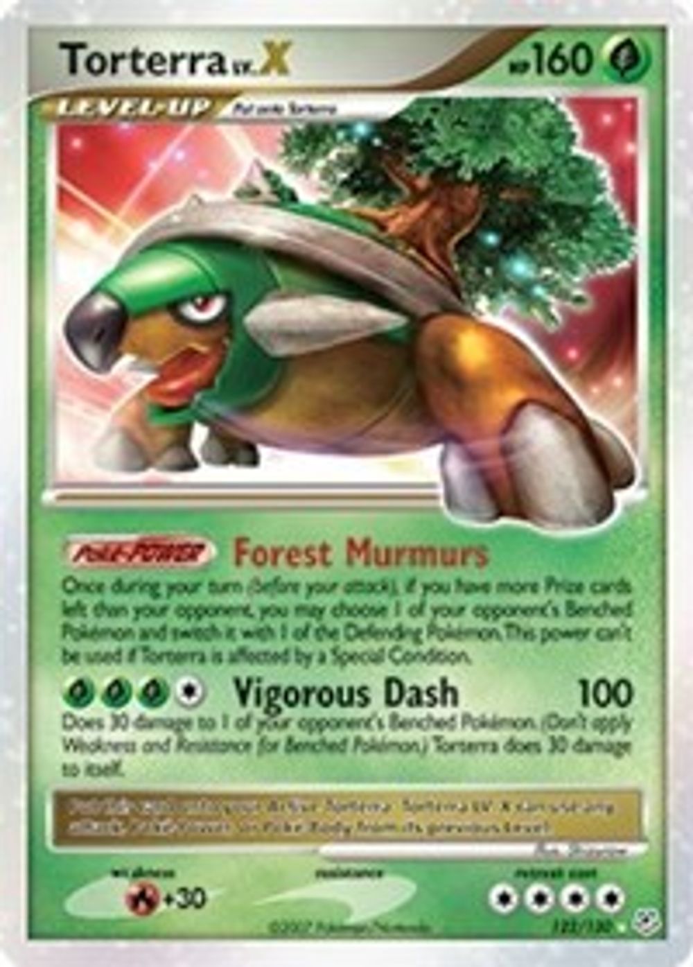 Torterra LV.X — Diamond and Pearl