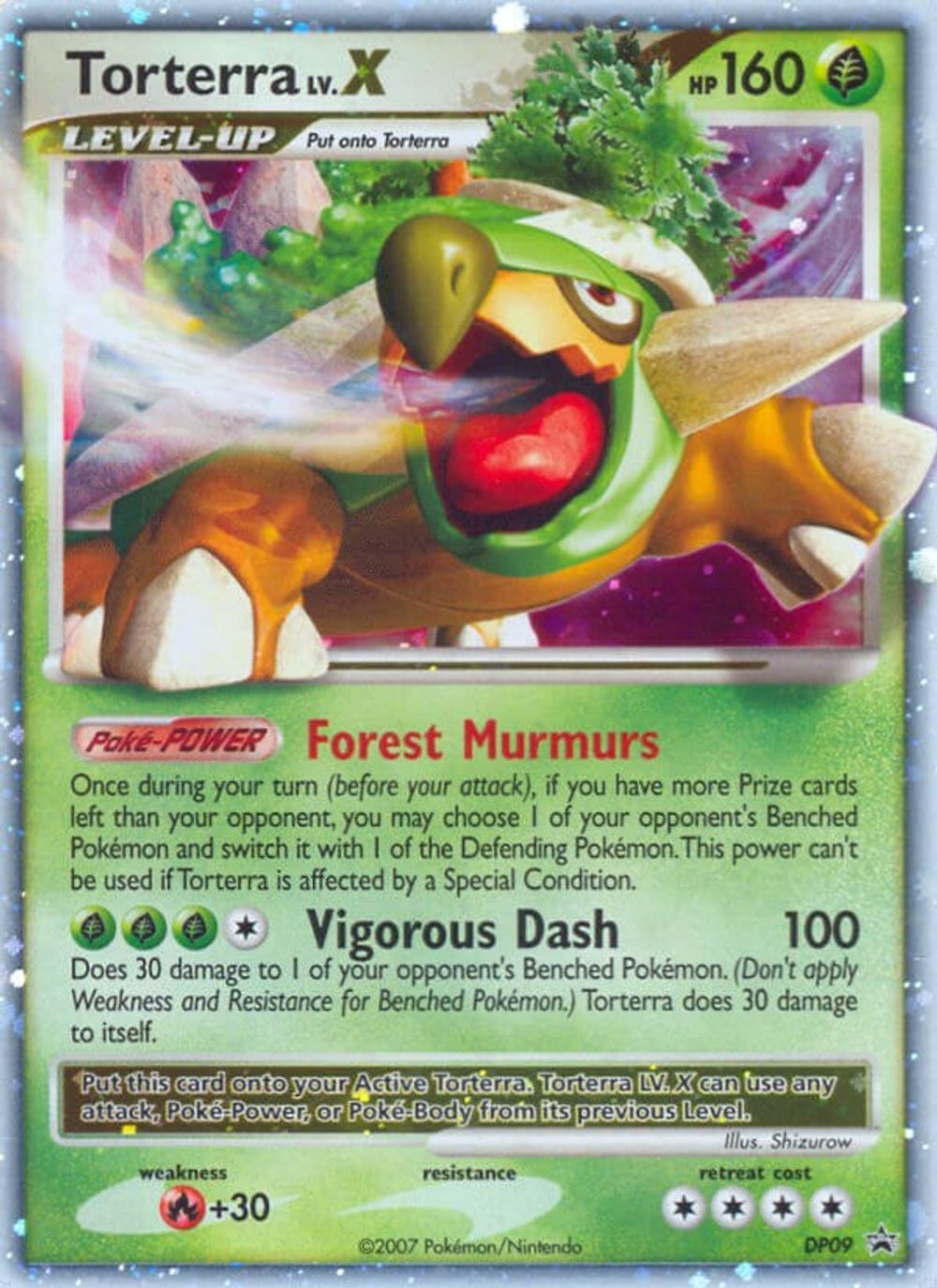Torterra LV.X - DP09 — Diamond and Pearl Promos