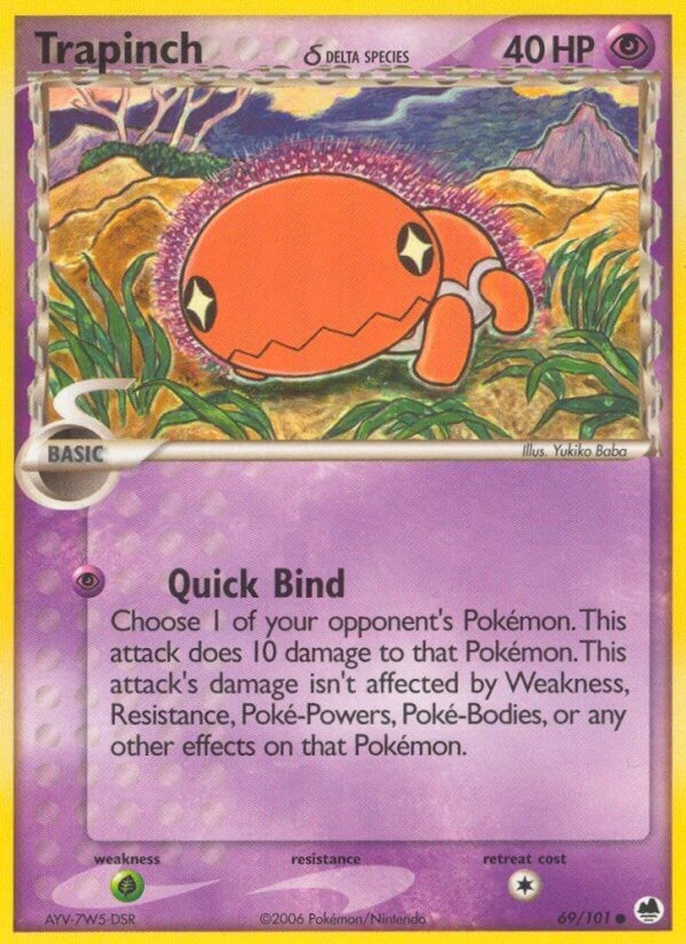 Trapinch - 069/101 (Delta Species) — Dragon Frontiers