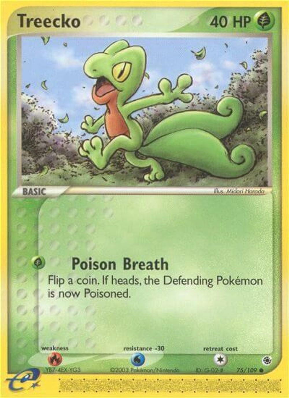 Treecko - 75/109 — Ruby and Sapphire