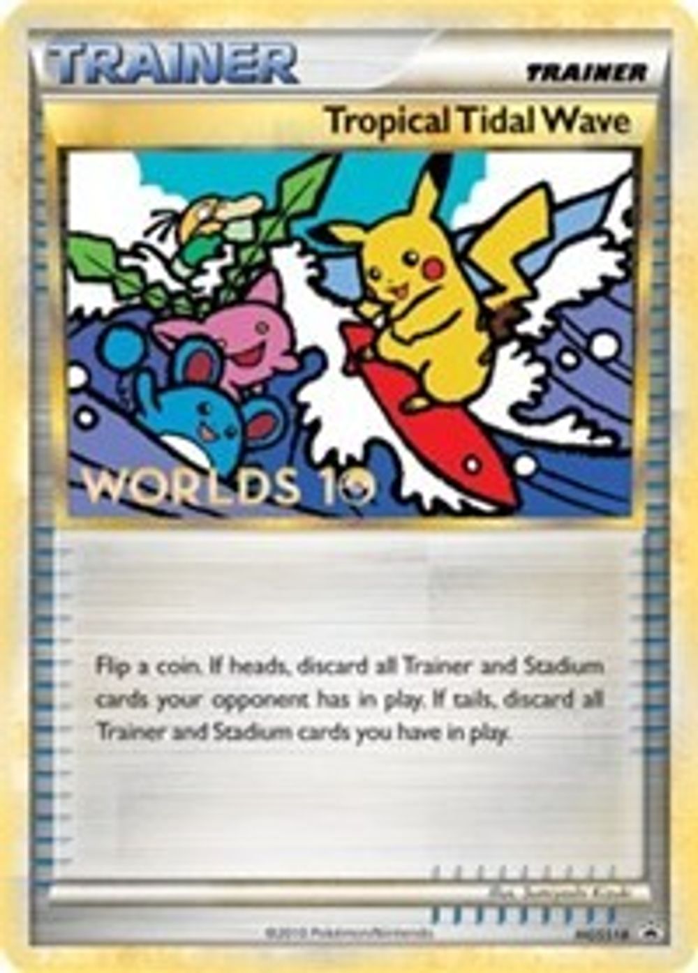 Tropical Tidal Wave - HGSS18 (Worlds 10) [Participation] — HGSS Promos