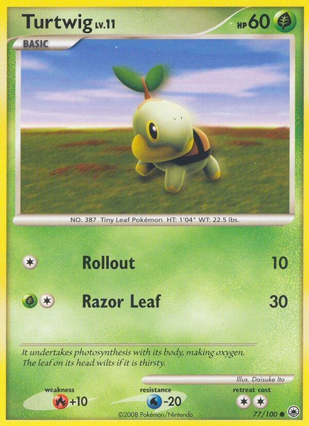 Turtwig (77) — Majestic Dawn