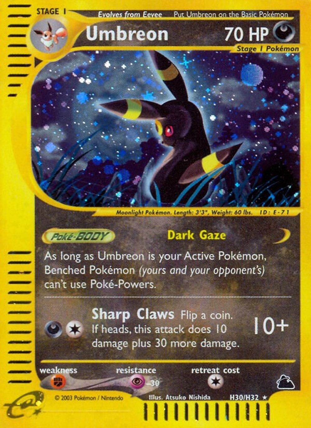Umbreon (H30) — Skyridge