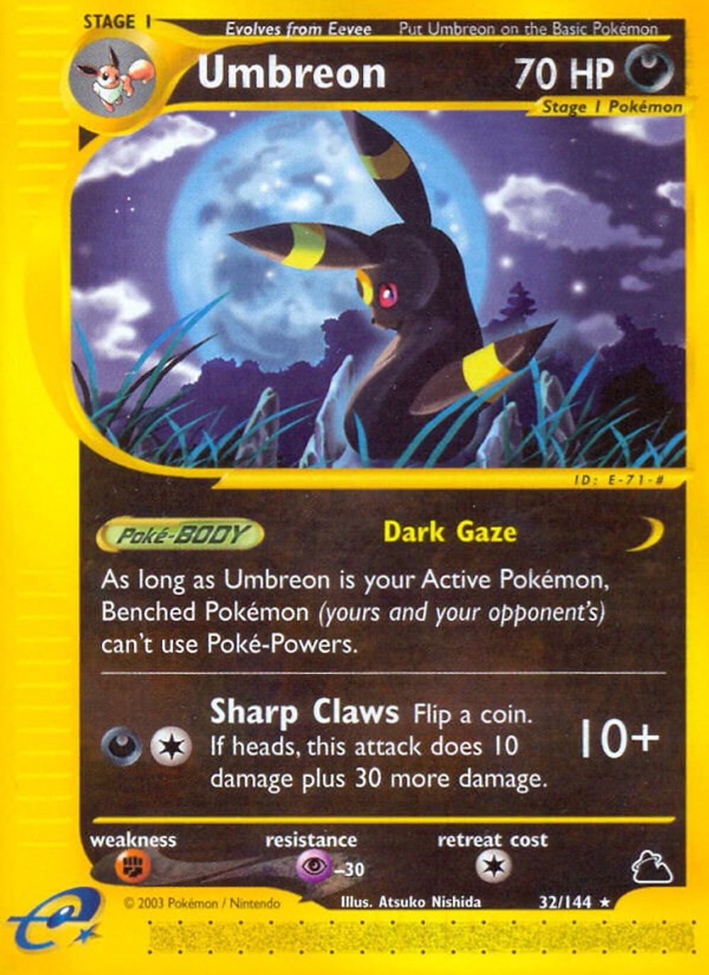Umbreon (32) — Skyridge