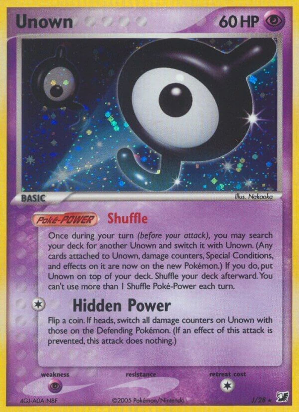 Unown (J) — Unseen Forces