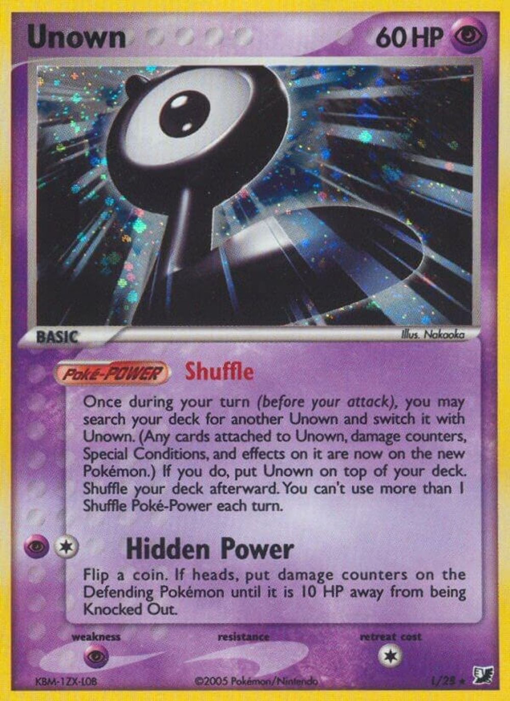 Unown (L) — Unseen Forces