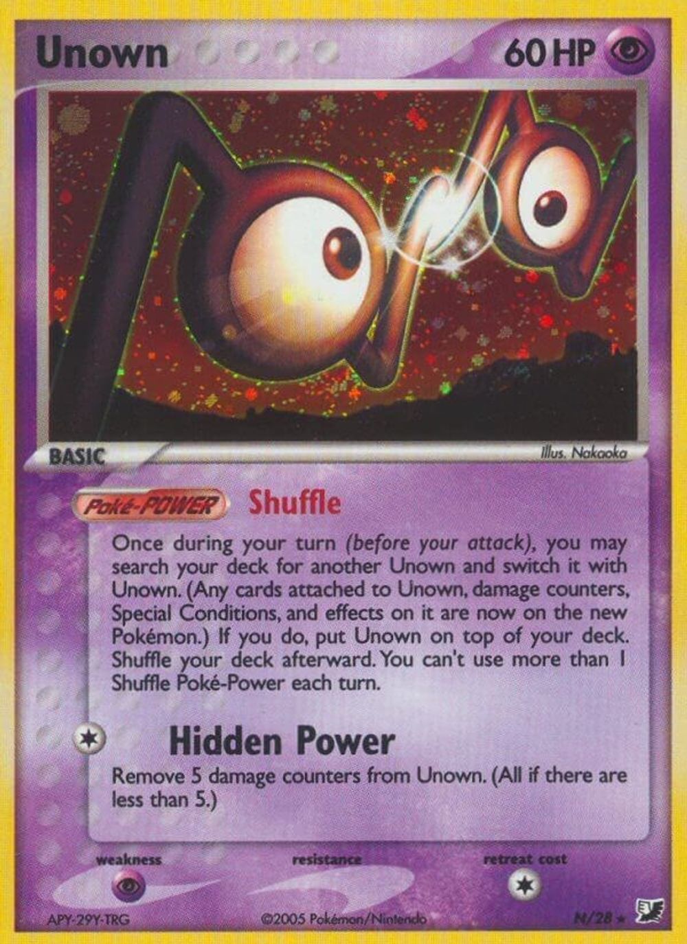 Unown (N) — Unseen Forces