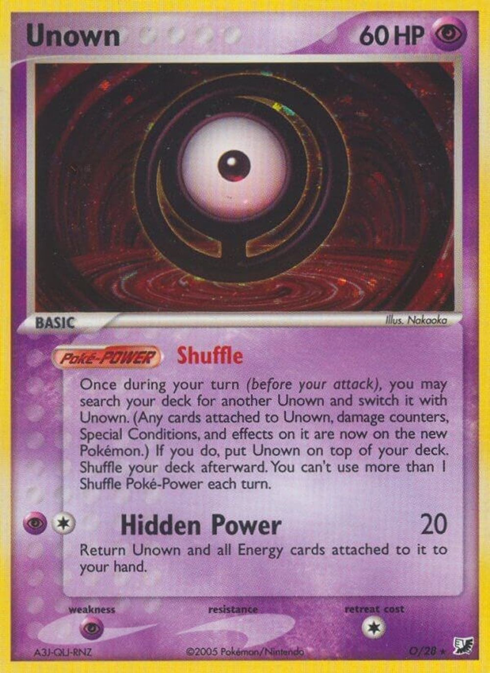 Unown (O) — Unseen Forces
