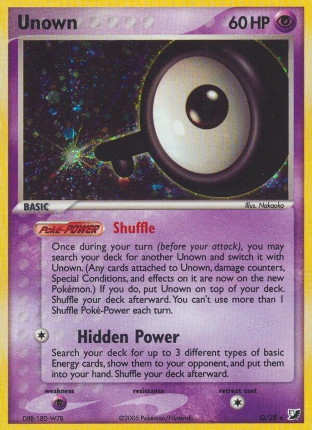 Unown (Q) — Unseen Forces