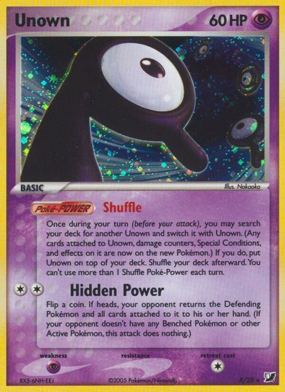 Unown (R) — Unseen Forces