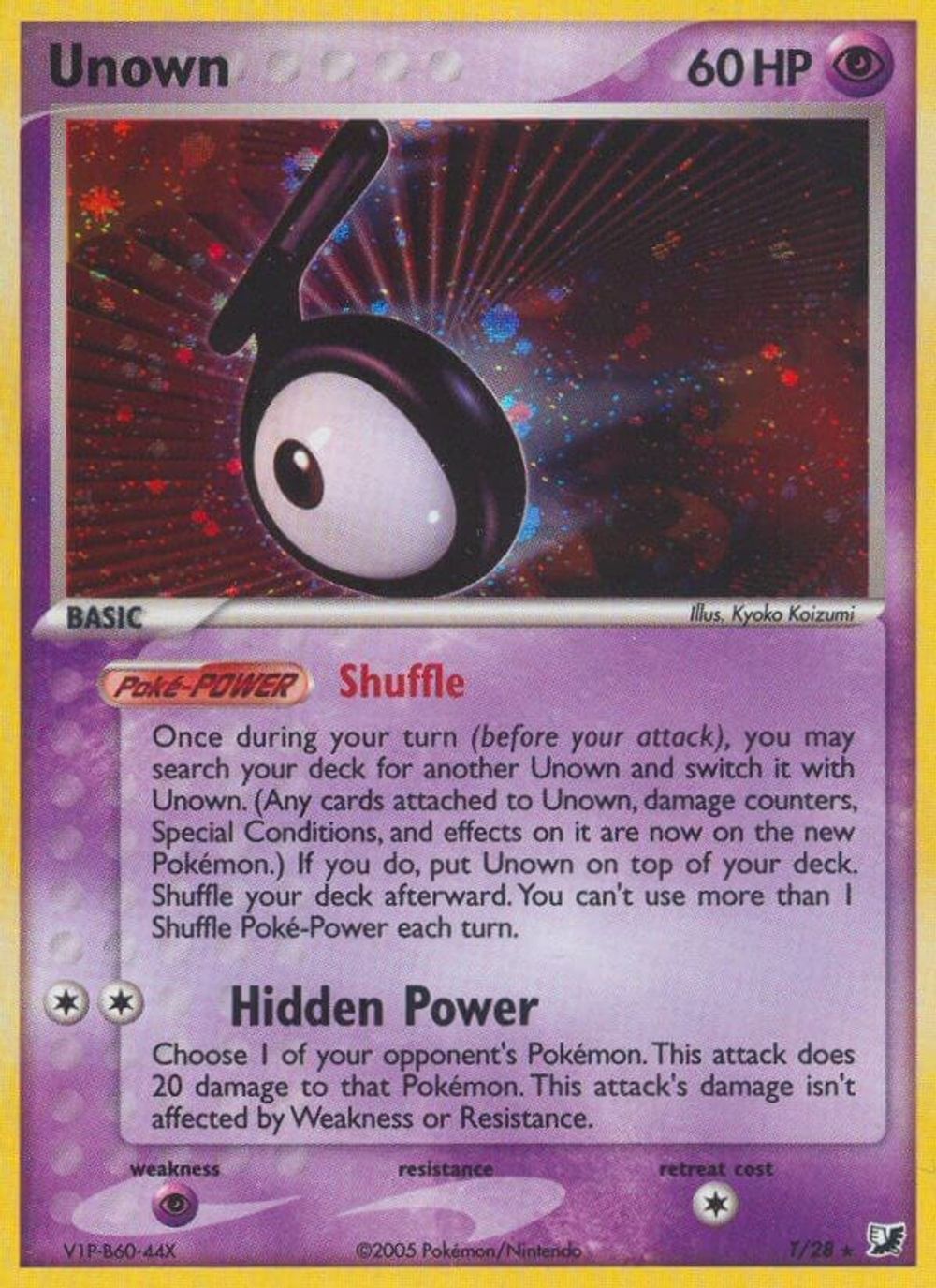Unown (T) — Unseen Forces