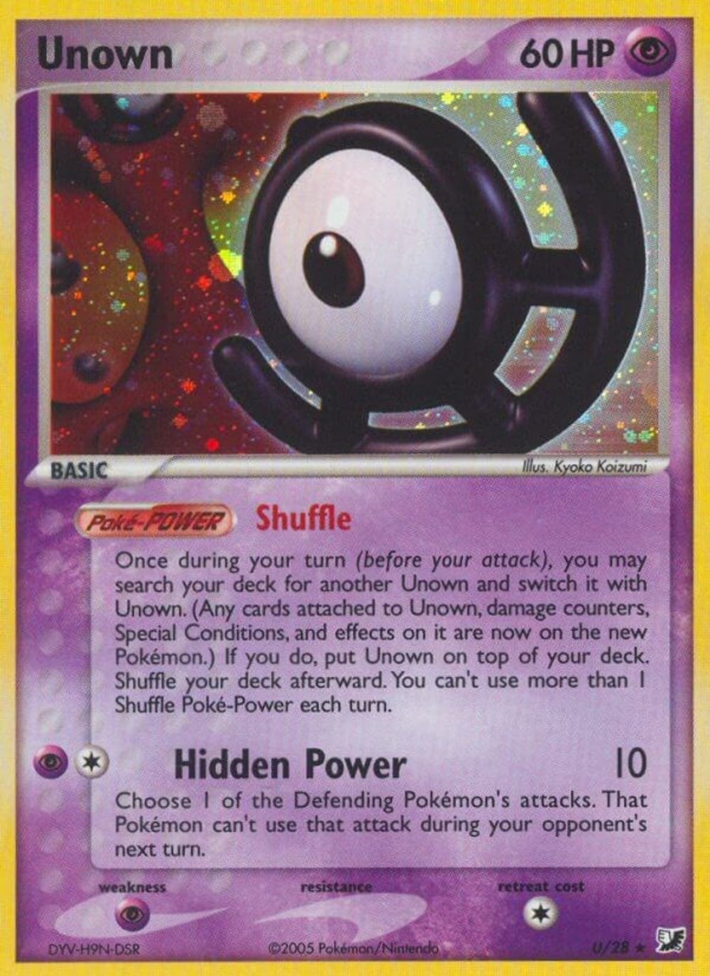 Unown (U) — Unseen Forces