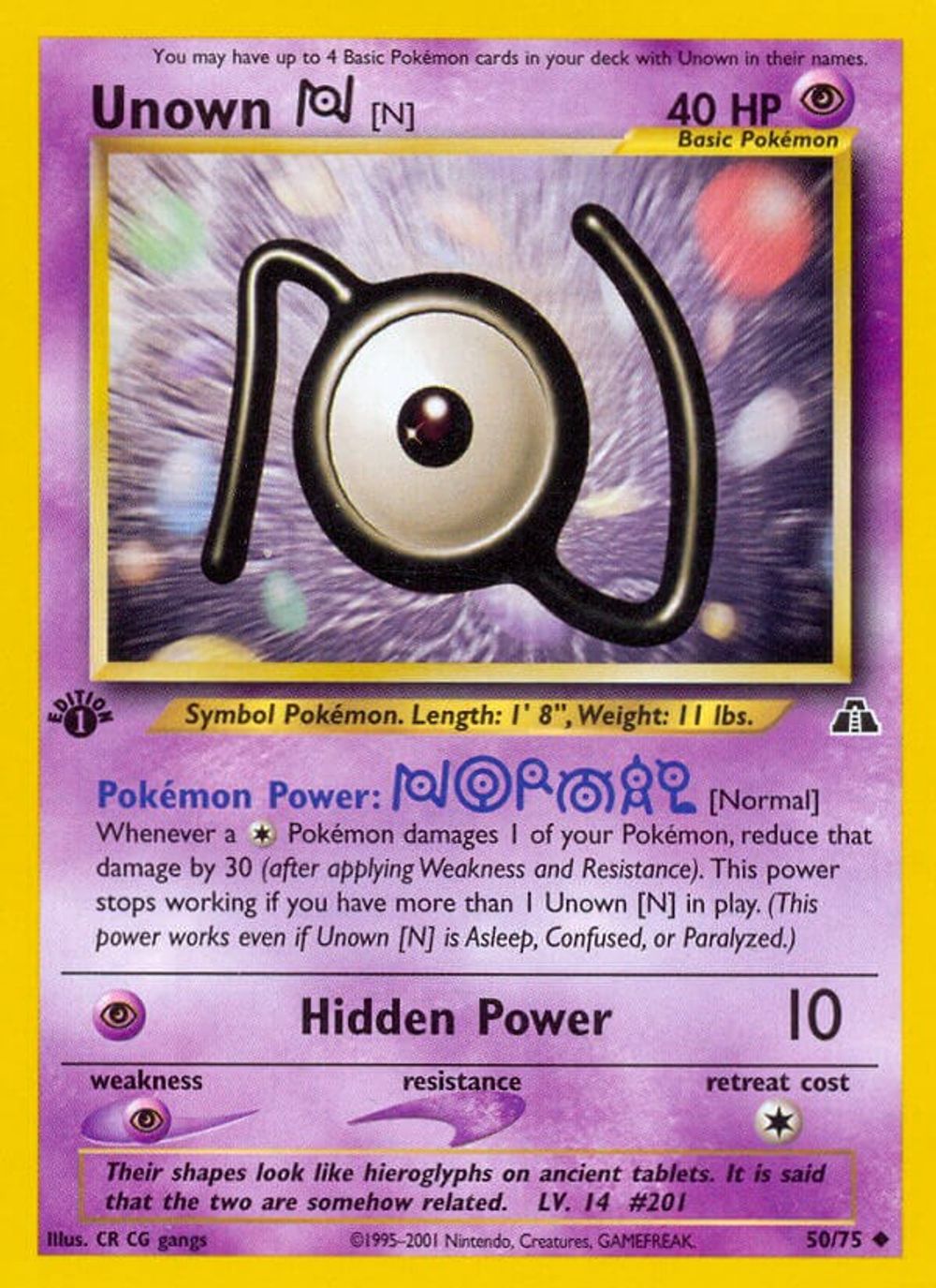 Unown [N] — Neo Discovery