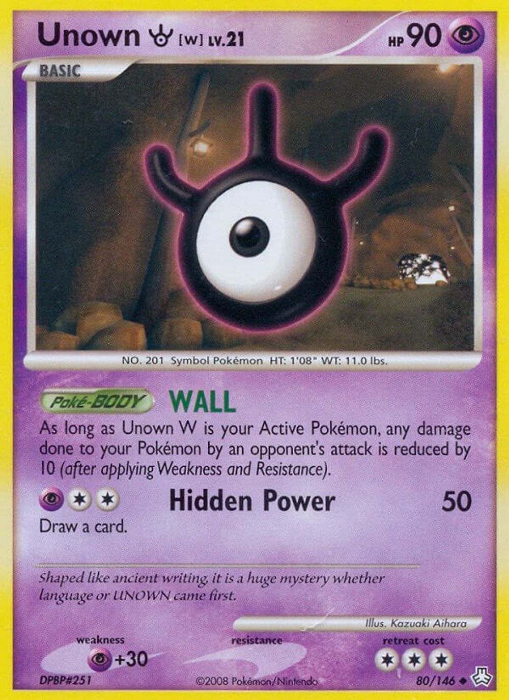 Unown (W) — Legends Awakened