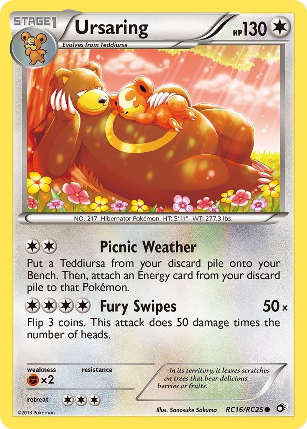 Ursaring — Legendary Treasures: Radiant Collection