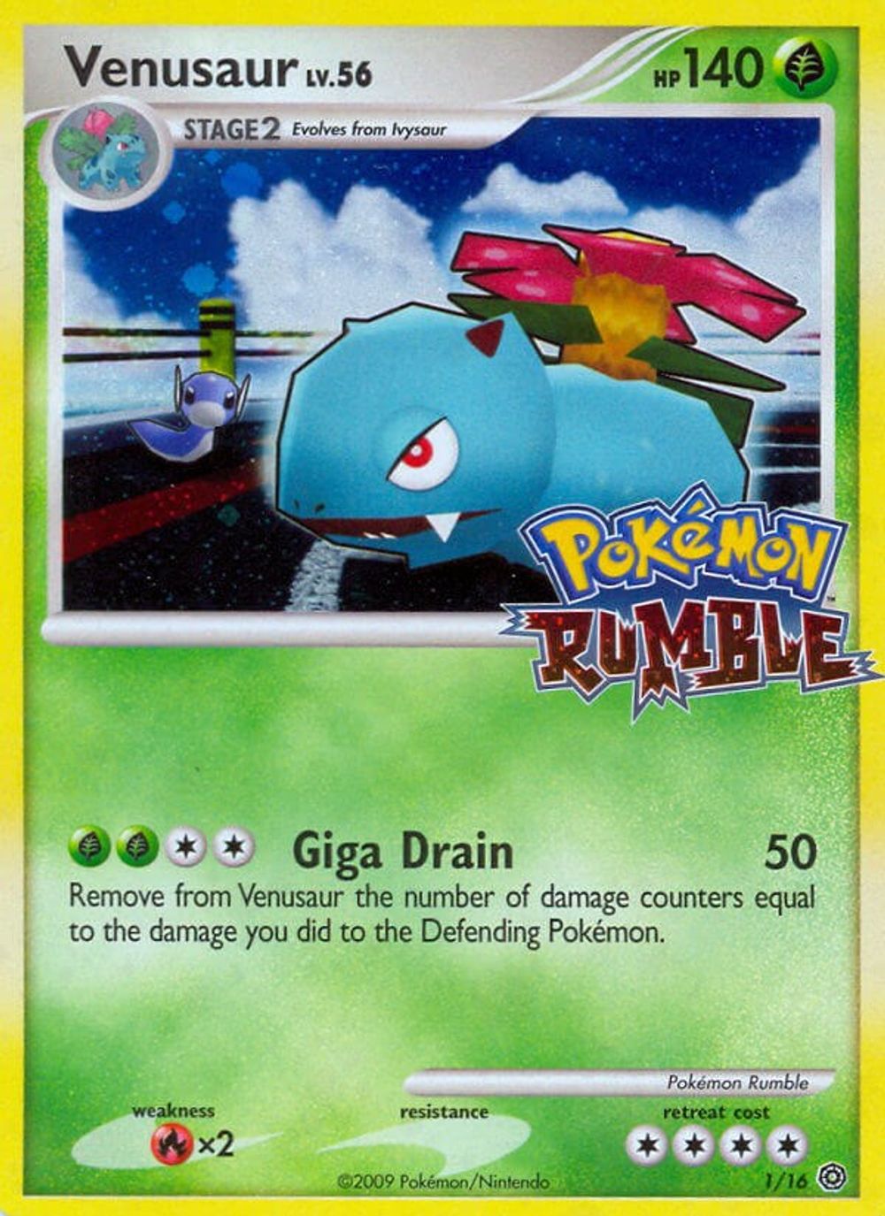 Venusaur — Rumble