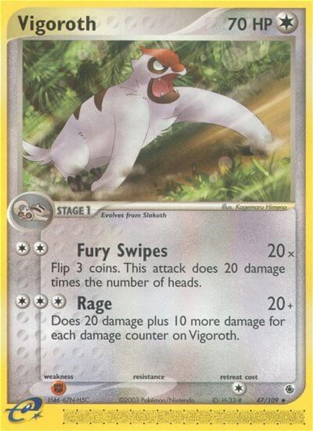 Vigoroth — Ruby and Sapphire