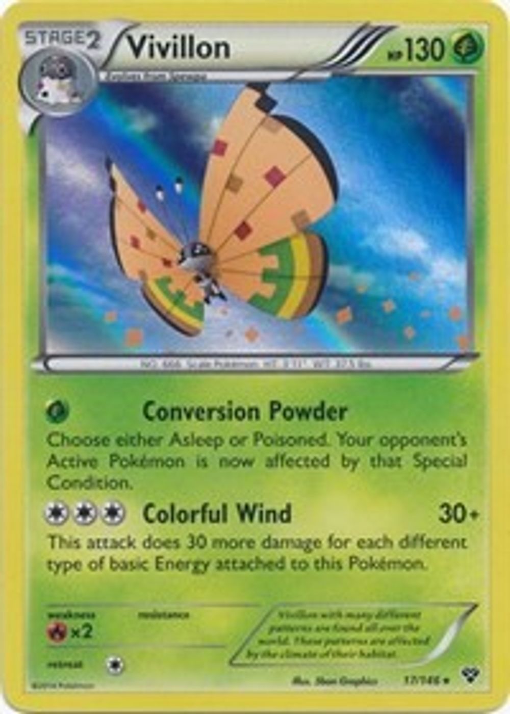 Vivillon (High Plains [Orange]) — XY Base Set