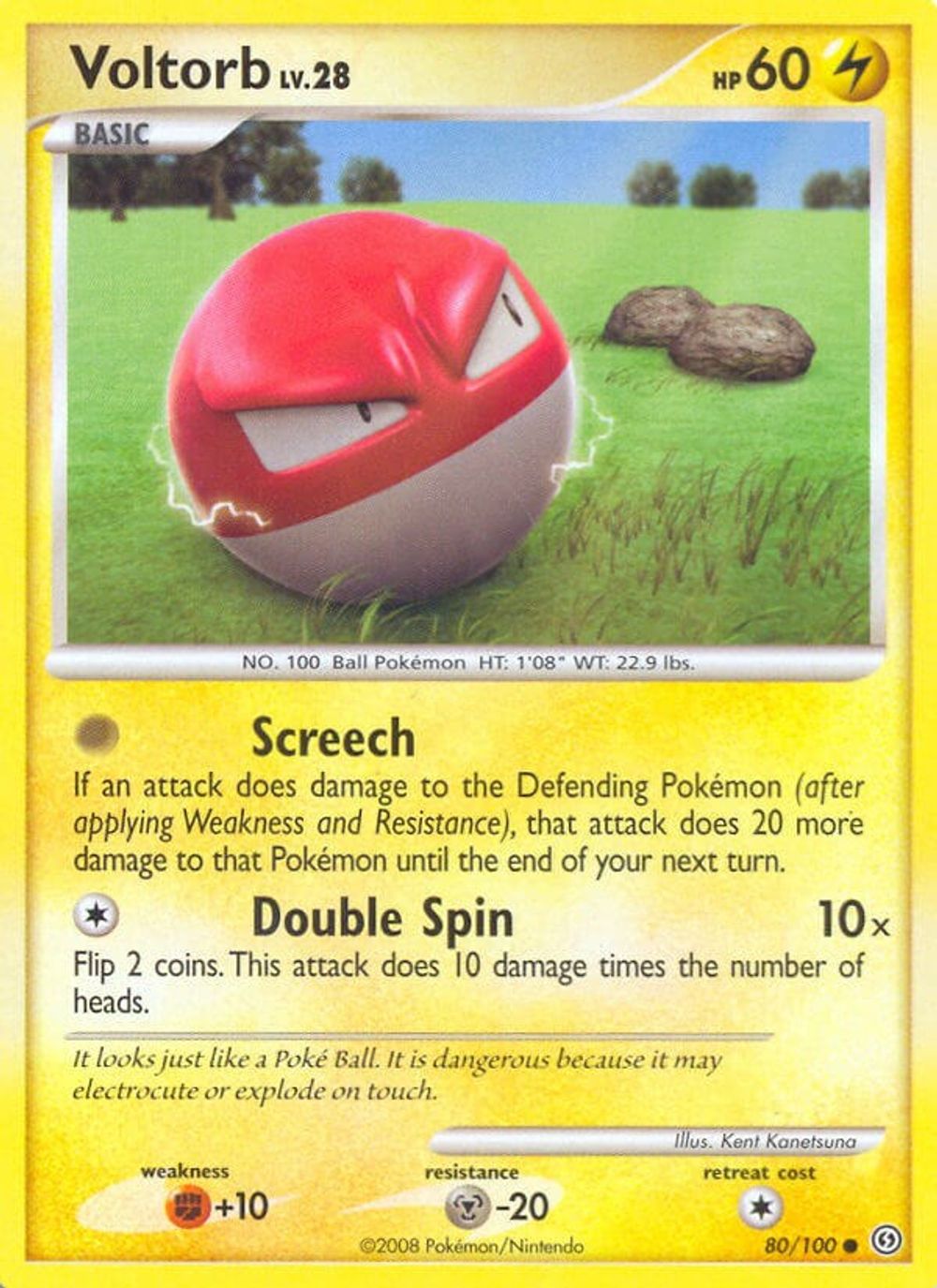 Voltorb (80) — Stormfront
