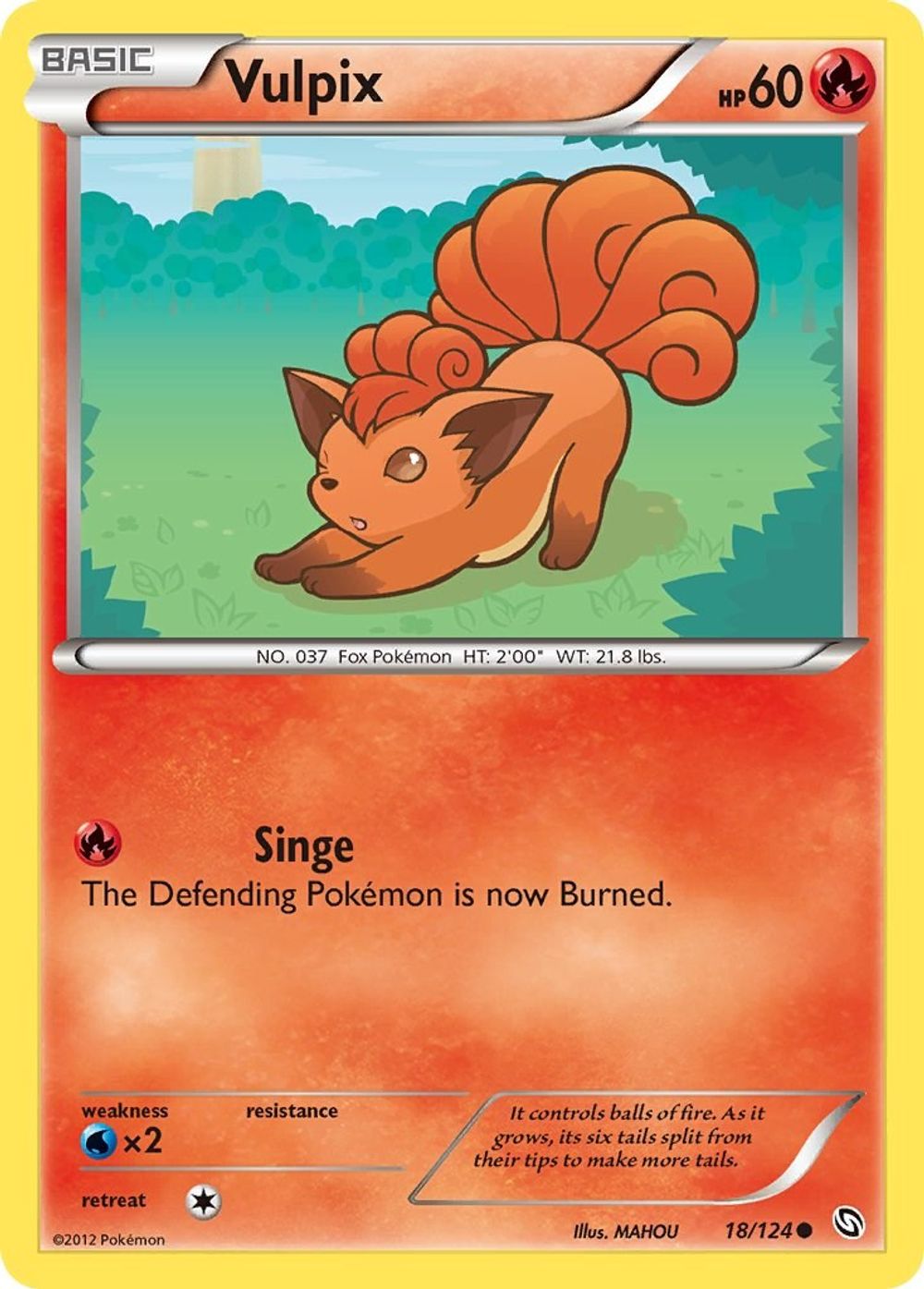 Vulpix — Dragons Exalted