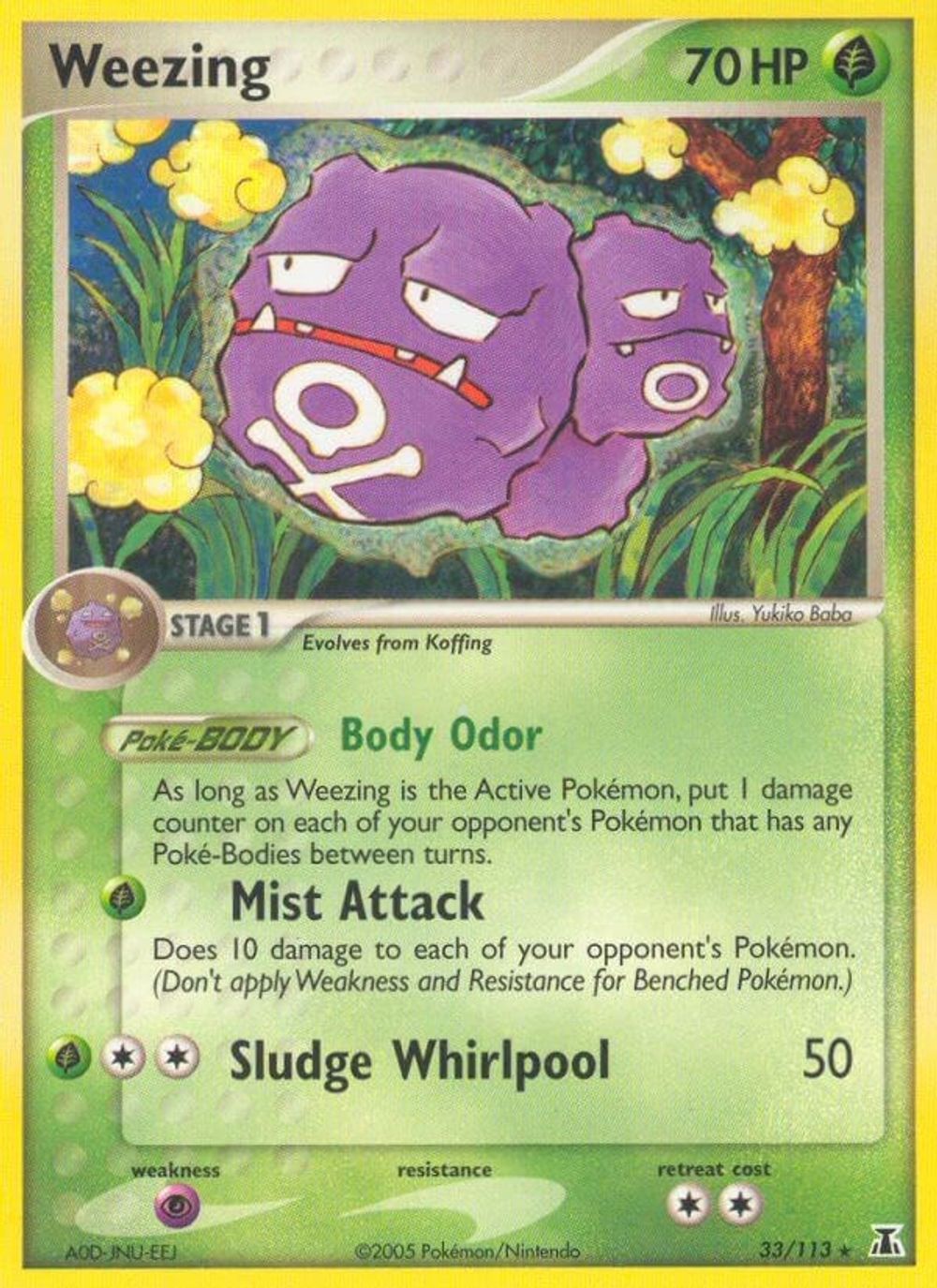 Weezing — Delta Species