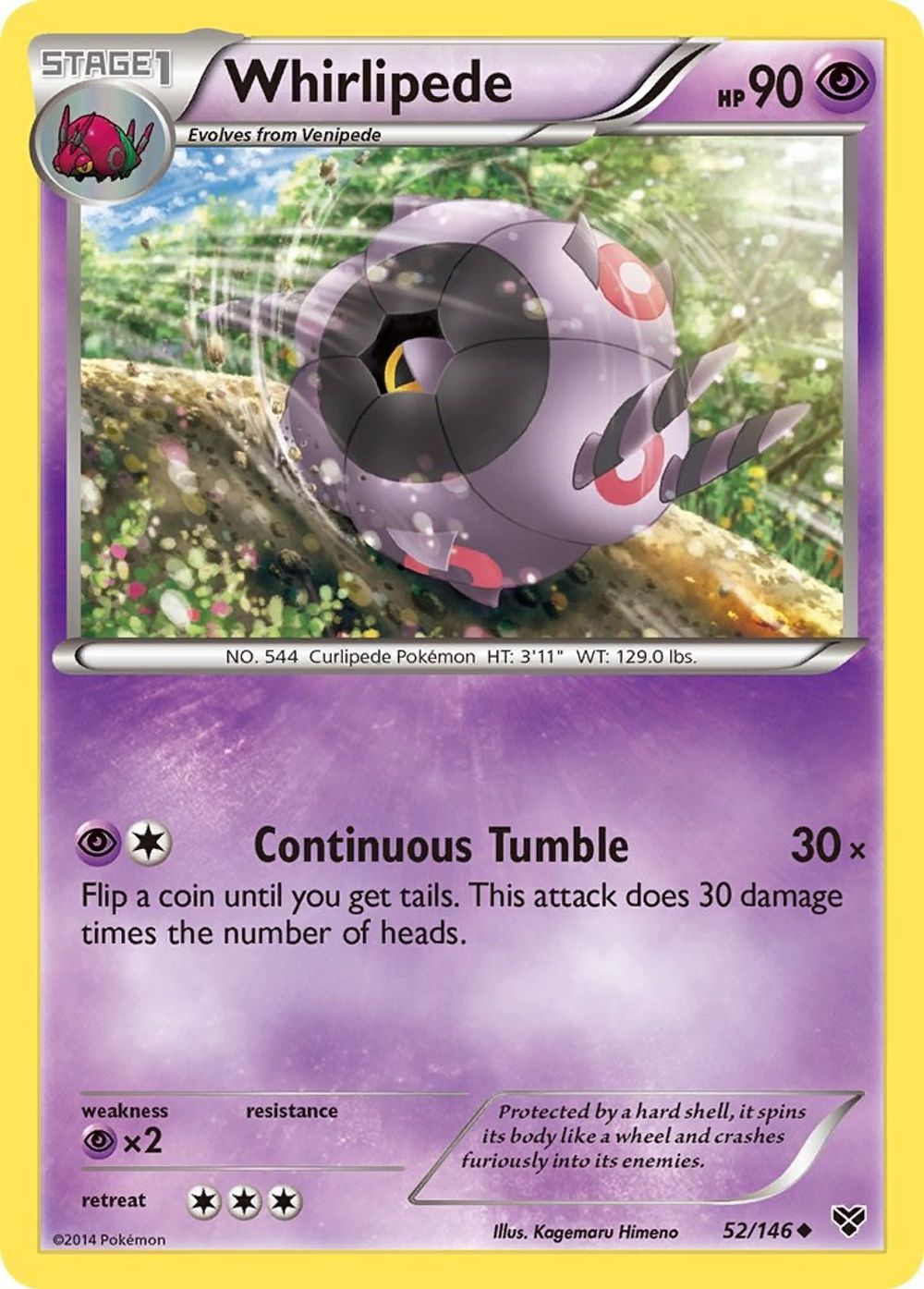 Whirlipede — XY Base Set