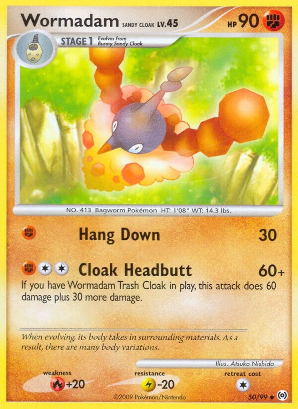 Wormadam Sandy Cloak — Arceus