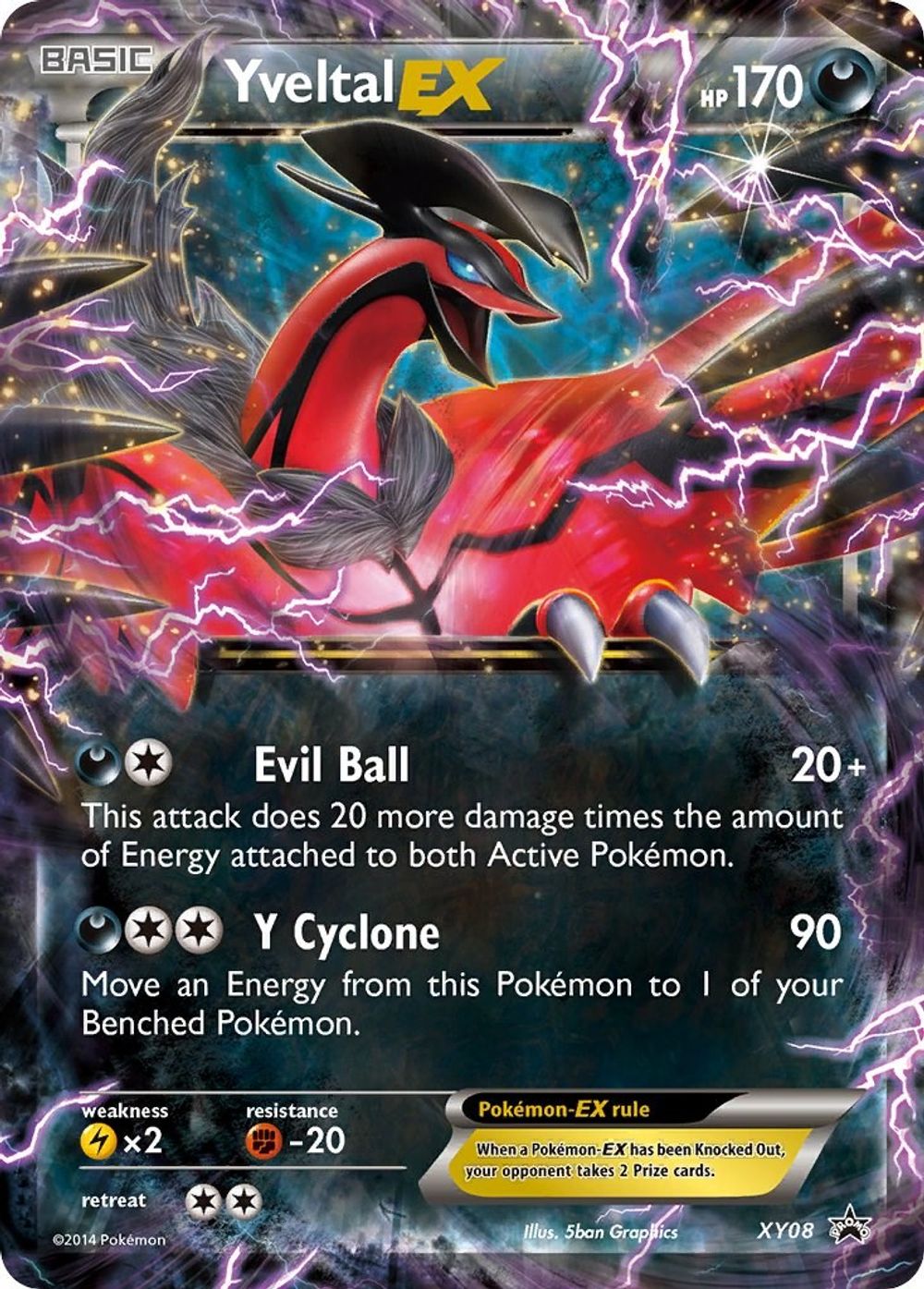 Yveltal EX - XY08 — XY Promos