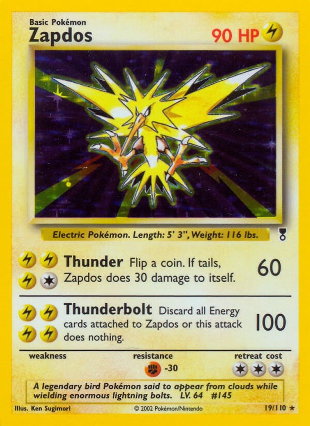 Zapdos — Legendary Collection