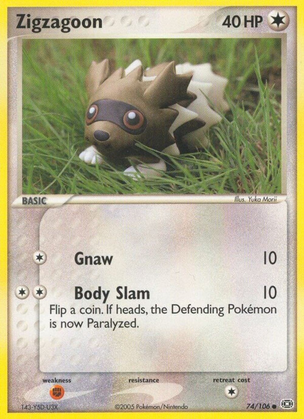Zigzagoon — Emerald