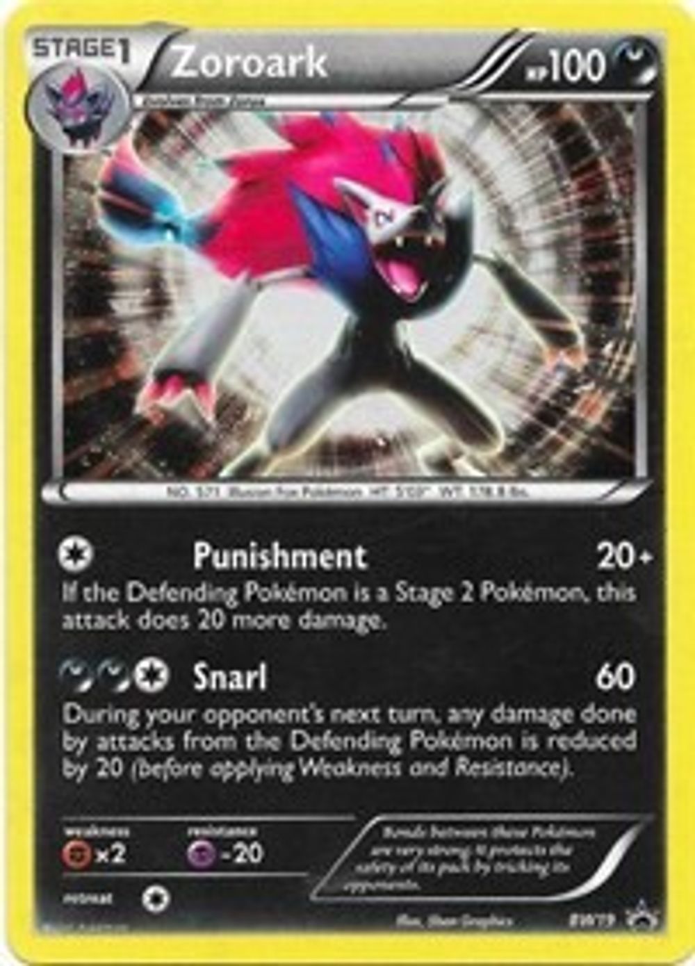 Zoroark - BW19 — Black and White Promos