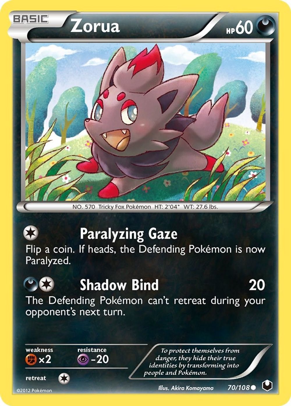 Zorua (70) — Dark Explorers
