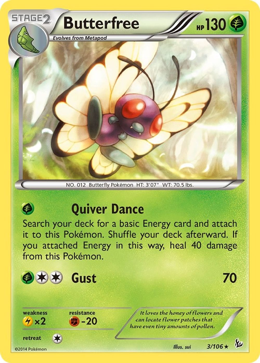Butterfree — XY - Flashfire