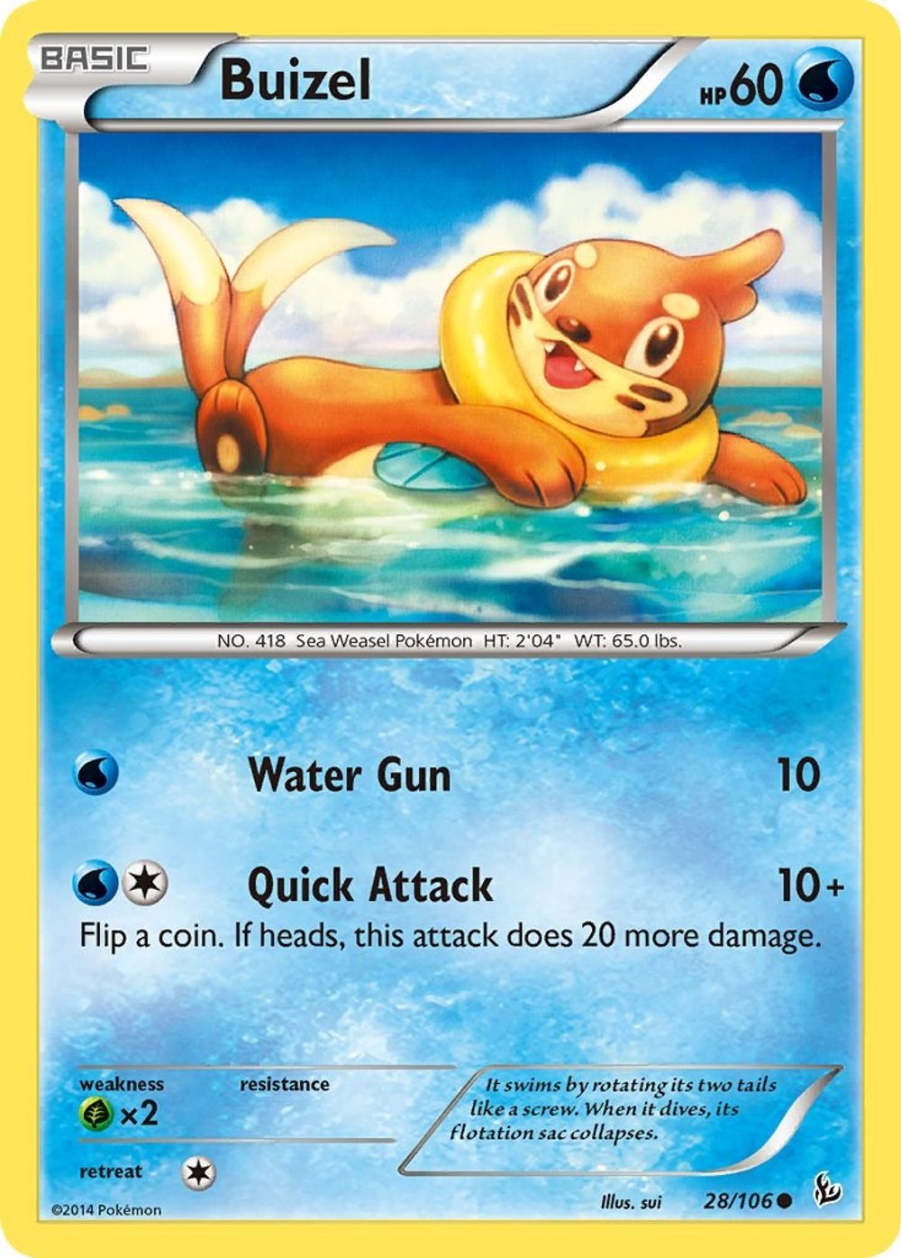 Buizel — XY - Flashfire