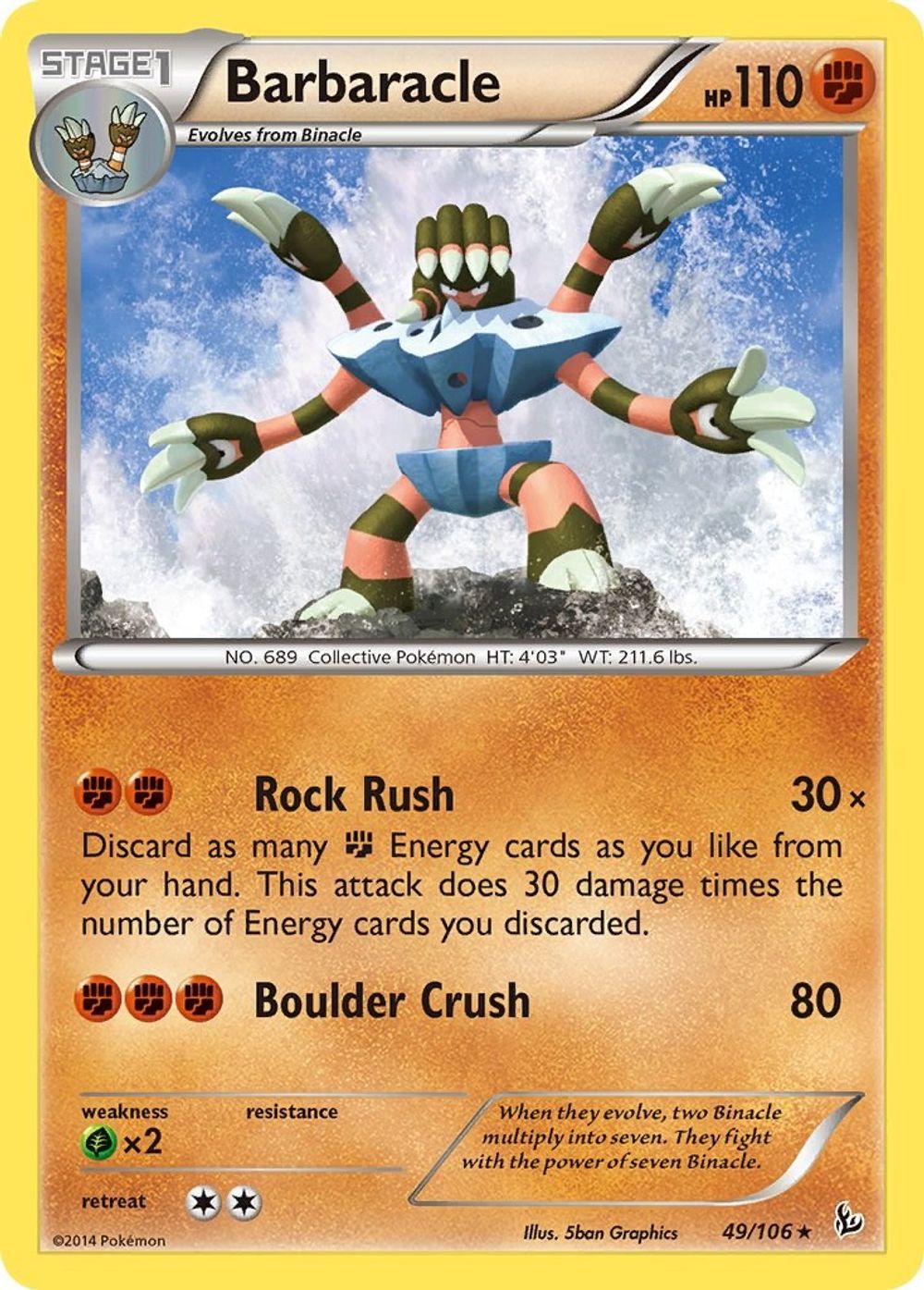 Barbaracle — XY - Flashfire