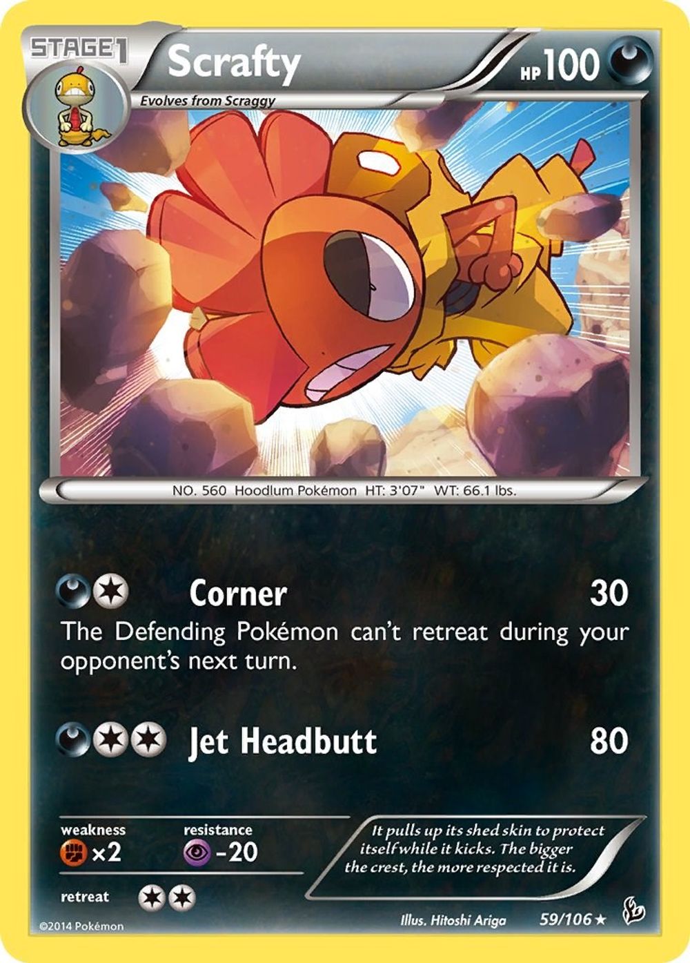 Scrafty — XY - Flashfire