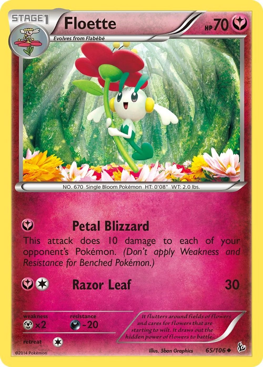 Floette (65) — XY - Flashfire