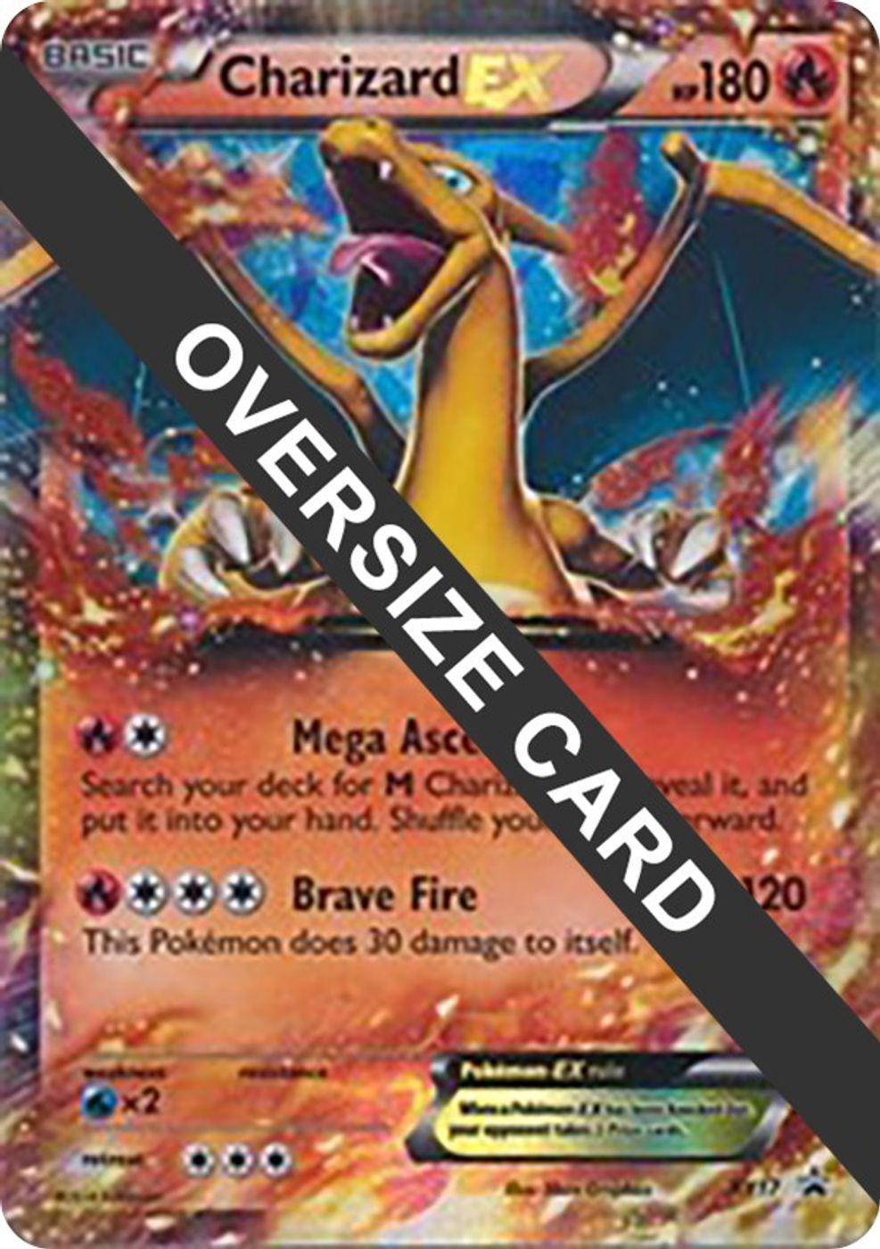 Charizard EX - XY17 (XY Black Star Promos) — Jumbo Cards