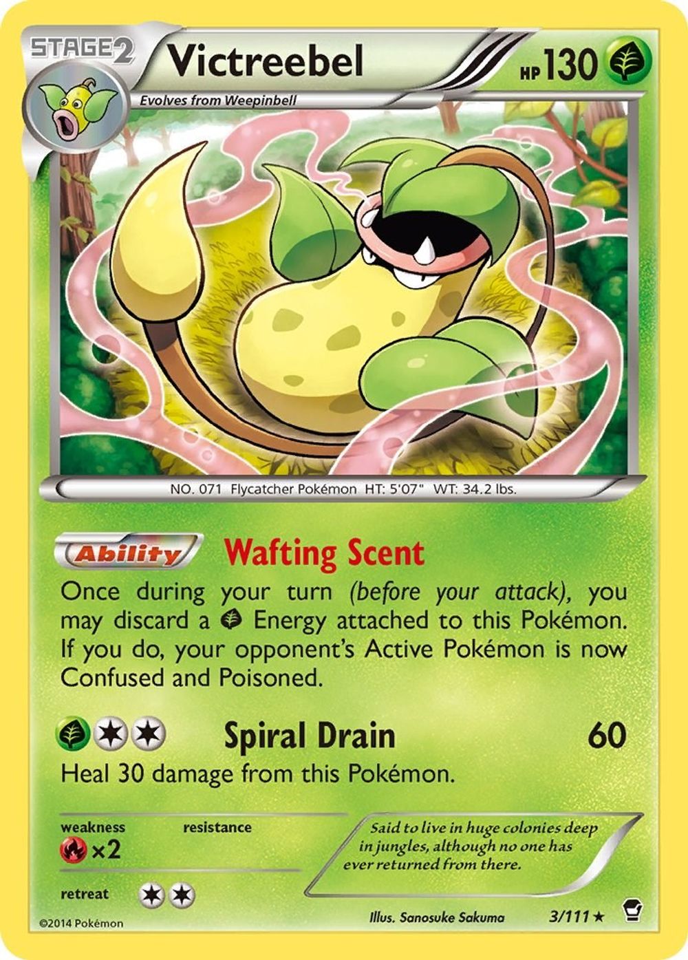 Victreebel — XY - Furious Fists
