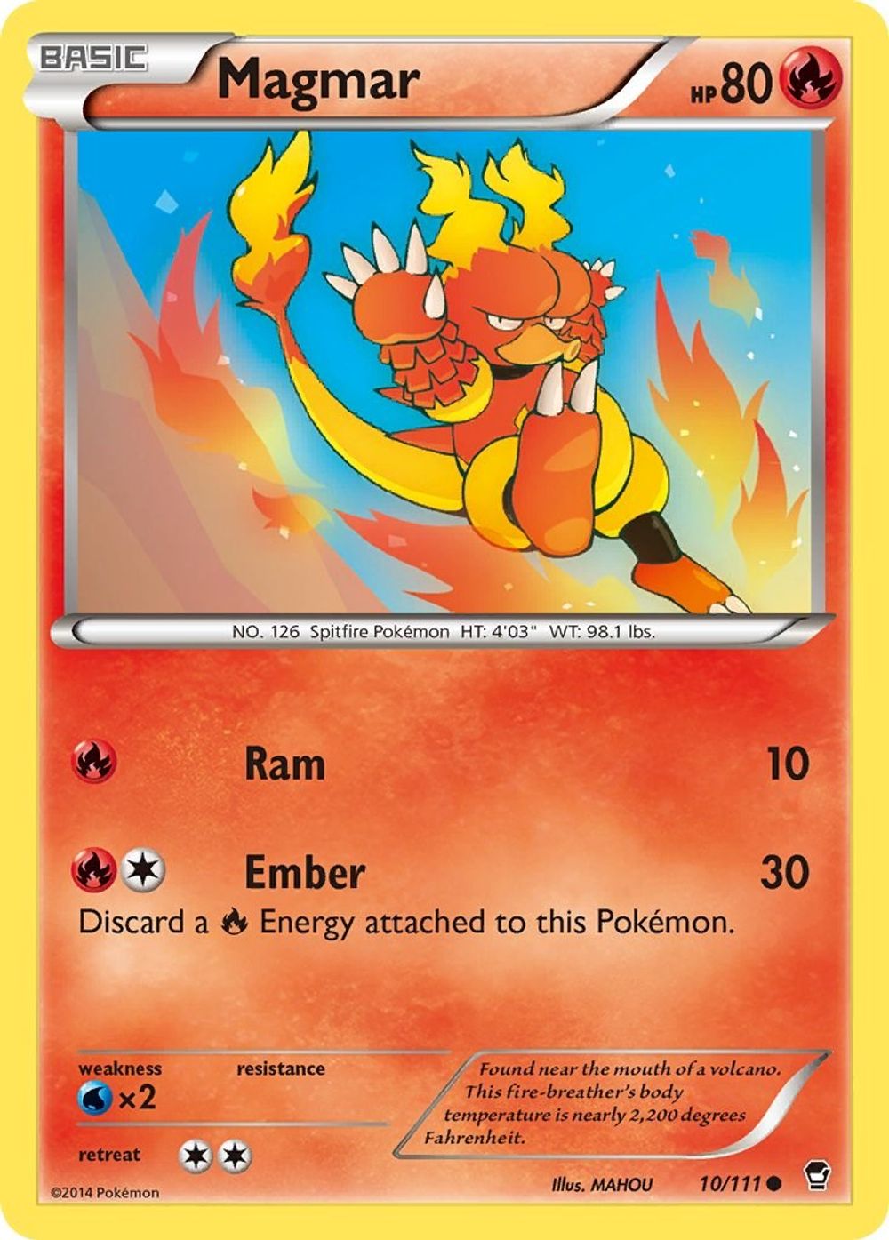 Magmar — XY - Furious Fists